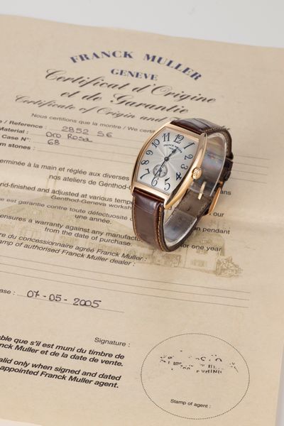 Franck Muller Master of Complication, ref. 2852 S6, anni Duemila  - Asta Orologi - Associazione Nazionale - Case d'Asta italiane