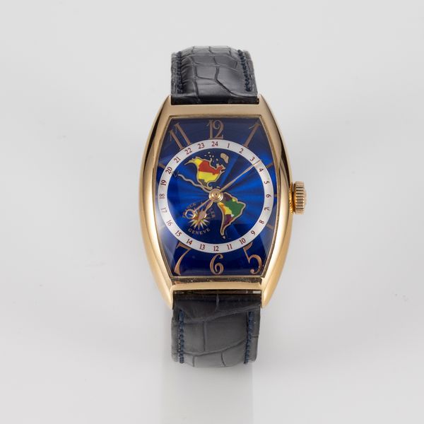 Raro Franck Muller Cintre Curvex Ore del Mondo, ref. 5850WW, 1996-97  - Asta Orologi - Associazione Nazionale - Case d'Asta italiane