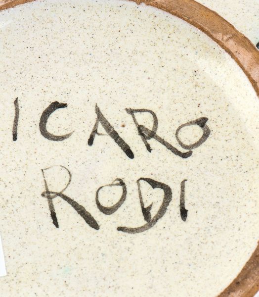 MANIFATTURA ICARO RODI : Vaso tondo con decorazione floreale  - Asta  Arte moderna e contemporanea: XIX, XX, XXI secolo. Con una sezione dedicata alla ceramica del 900 - Associazione Nazionale - Case d'Asta italiane