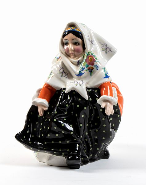 Sandro Vacchetti : Ragazza in costume sardo  - Asta  Arte moderna e contemporanea: XIX, XX, XXI secolo. Con una sezione dedicata alla ceramica del 900 - Associazione Nazionale - Case d'Asta italiane