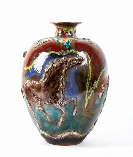 Umberto Ghersi : Vaso a bocciolo  - Asta  Arte moderna e contemporanea: XIX, XX, XXI secolo. Con una sezione dedicata alla ceramica del 900 - Associazione Nazionale - Case d'Asta italiane