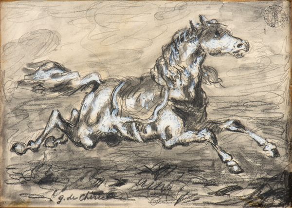 Giorgio de Chirico : Cavallo  - Asta  Arte moderna e contemporanea: XIX, XX, XXI secolo. Con una sezione dedicata alla ceramica del 900 - Associazione Nazionale - Case d'Asta italiane