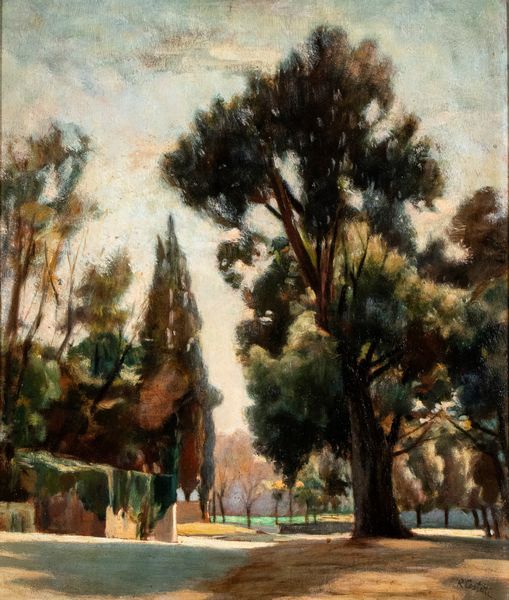 Romeo Costetti : Parco di Villa Borghese a Roma  - Asta  Arte moderna e contemporanea: XIX, XX, XXI secolo. Con una sezione dedicata alla ceramica del 900 - Associazione Nazionale - Case d'Asta italiane