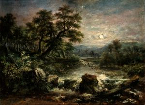 Giuseppe Castiglione - Paesaggio notturno