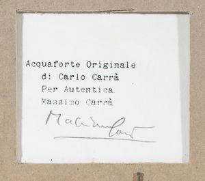 Carlo CARRÀ : La nascita di Venere  - Asta  Arte moderna e contemporanea: XIX, XX, XXI secolo. Con una sezione dedicata alla ceramica del 900 - Associazione Nazionale - Case d'Asta italiane