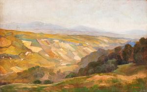 Luigi Surdi - Paesaggio di campagna