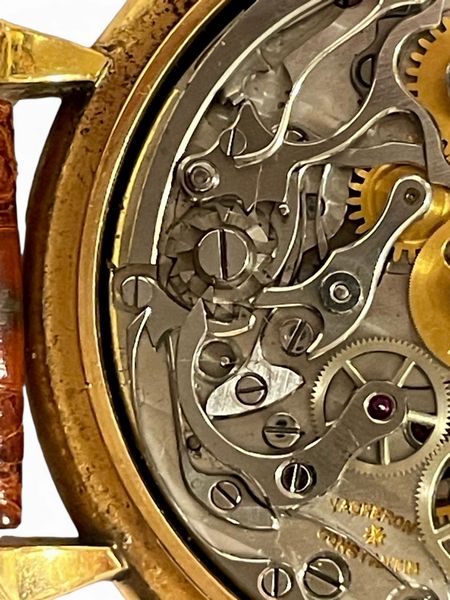 VACHERON CONSTANTIN : Chronograph: orologio da polso in oro  - Asta Gioielli e Argenti del XX secolo, con una selezione di Orologi da polso e Penne da collezione - Associazione Nazionale - Case d'Asta italiane