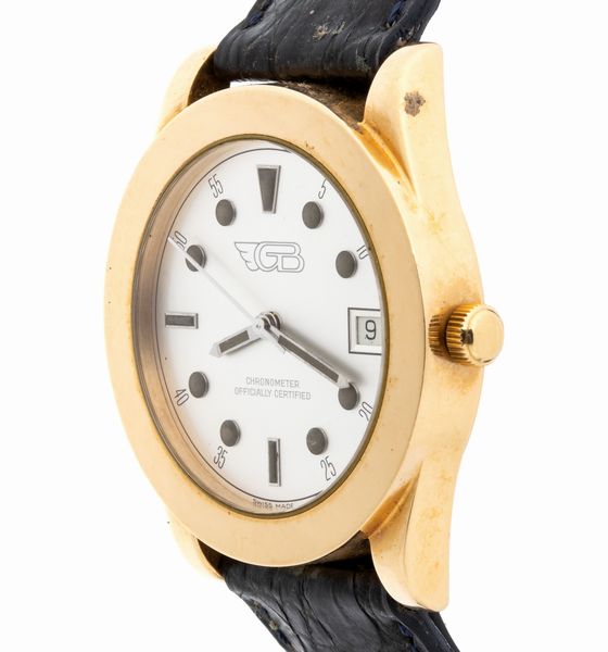 GIANNI BULGARI : Timeo: orologio da polso in oro 18k  - Asta Gioielli e Argenti del XX secolo, con una selezione di Orologi da polso e Penne da collezione - Associazione Nazionale - Case d'Asta italiane