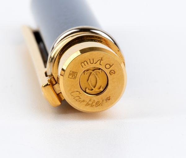 CARTIER : Penna stilografica con pennino in oro 18k  - Asta Gioielli e Argenti del XX secolo, con una selezione di Orologi da polso e Penne da collezione - Associazione Nazionale - Case d'Asta italiane