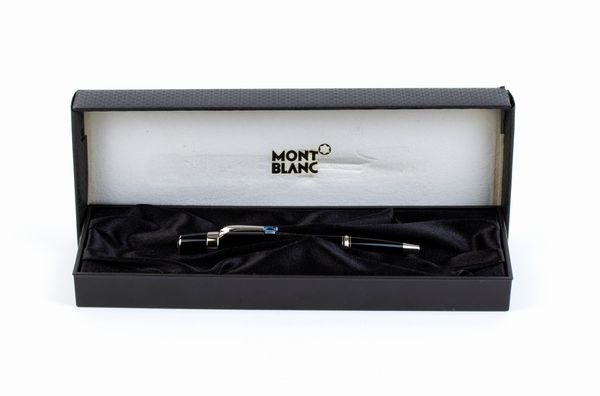 MONTBLANC : Boheme: penna roller con topazio blu  - Asta Gioielli e Argenti del XX secolo, con una selezione di Orologi da polso e Penne da collezione - Associazione Nazionale - Case d'Asta italiane