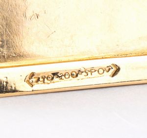 Bracciale a fascia in oro  - Asta Gioielli e Argenti del XX secolo, con una selezione di Orologi da polso e Penne da collezione - Associazione Nazionale - Case d'Asta italiane