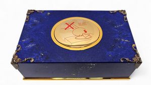 REUGE : Carillon in lapislazuli  - Asta Gioielli e Argenti del XX secolo, con una selezione di Orologi da polso e Penne da collezione - Associazione Nazionale - Case d'Asta italiane