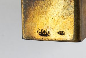 Scatola con 12 portafiammiferi e 12 posacenere in argento dorato  - Asta Gioielli e Argenti del XX secolo, con una selezione di Orologi da polso e Penne da collezione - Associazione Nazionale - Case d'Asta italiane