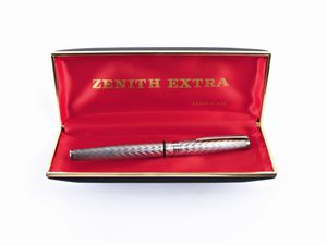 ZENITH - Extra: penna stilografica in argento, pennino in oro 14k