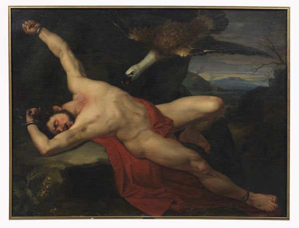 ARTISTA FRANCESE DEL XVIII-XIX SECOLO : Prometeo incatenato  - Asta Asta 492 | ARTE ANTICA E DEL XIX SECOLO - Arte antica e antiquariato Tradizionale - Associazione Nazionale - Case d'Asta italiane