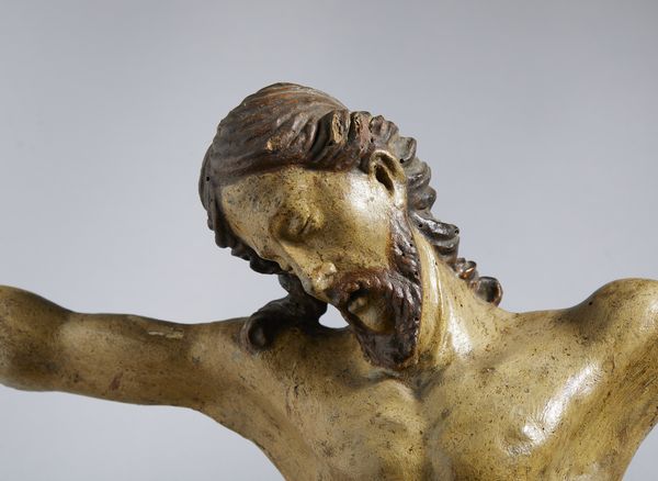 SCULTORE ITALIANO DEL XVI SECOLO : Corpus Christi in legno dipinto e parzialmente dorato  - Asta Asta 492 | ARTE ANTICA E DEL XIX SECOLO - Arte antica e antiquariato Tradizionale - Associazione Nazionale - Case d'Asta italiane