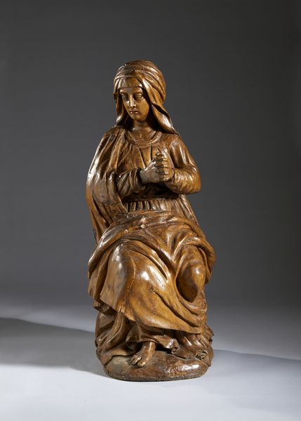 SCULTORE DELL'ITALIA SETTENTRIONALE DEL XVII SECOLO : Madonna in preghiera  - Asta Asta 492 | ARTE ANTICA E DEL XIX SECOLO - Arte antica e antiquariato Tradizionale - Associazione Nazionale - Case d'Asta italiane