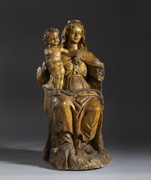 SCULTORE LIGURE DELLA MET DEL XVII SECOLO : Madonna del Carmine  - Asta Asta 492 | ARTE ANTICA E DEL XIX SECOLO - Arte antica e antiquariato Tradizionale - Associazione Nazionale - Case d'Asta italiane