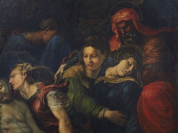 ARTISTA CENTROITALIANO DEL XVI SECOLO : Deposizione di Cristo nel sepolcro  - Asta Asta 492 | ARTE ANTICA E DEL XIX SECOLO - Arte antica e antiquariato Tradizionale - Associazione Nazionale - Case d'Asta italiane