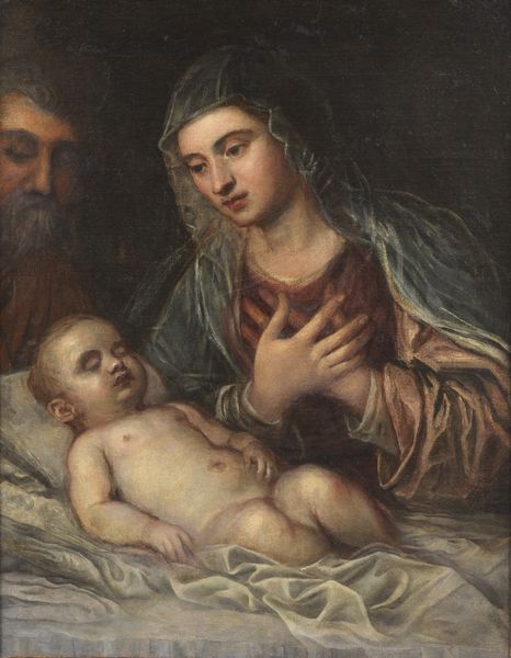 ROBUSTI DETTO IL TINTORETTO JACOPO (1518 - 1594) : Bottega di. Sacra Famiglia  - Asta Asta 492 | ARTE ANTICA E DEL XIX SECOLO - Arte antica e antiquariato Tradizionale - Associazione Nazionale - Case d'Asta italiane