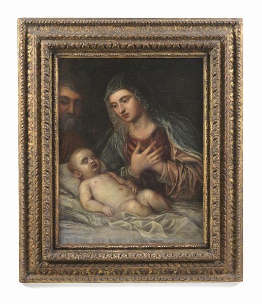 ROBUSTI DETTO IL TINTORETTO JACOPO (1518 - 1594) : Bottega di. Sacra Famiglia  - Asta Asta 492 | ARTE ANTICA E DEL XIX SECOLO - Arte antica e antiquariato Tradizionale - Associazione Nazionale - Case d'Asta italiane