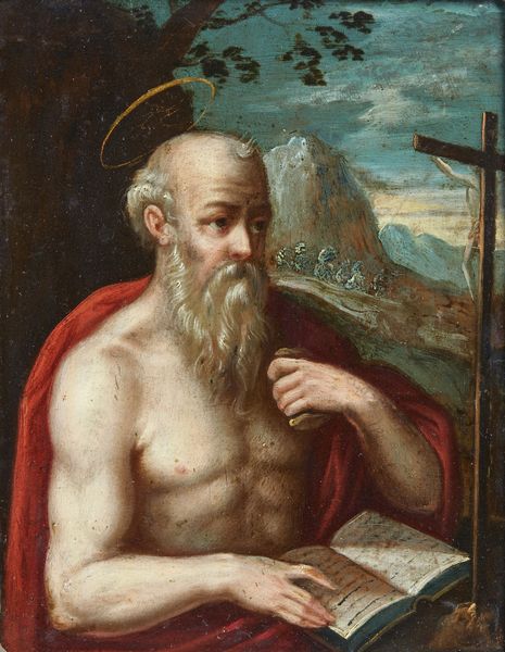 ARTISTA VENETO DEL XVII SECOLO : San Girolamo  - Asta Asta 492 | ARTE ANTICA E DEL XIX SECOLO - Arte antica e antiquariato Tradizionale - Associazione Nazionale - Case d'Asta italiane