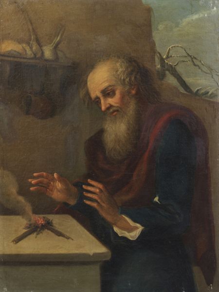 ARTISTA DEL XVII SECOLO : San Pietro al fuoco di Caifa  - Asta Asta 492 | ARTE ANTICA E DEL XIX SECOLO - Arte antica e antiquariato Tradizionale - Associazione Nazionale - Case d'Asta italiane