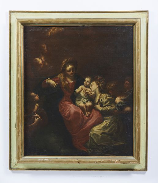 MEHUS LIVIO (1630 - 1691) : Matrimonio mistico di Santa Caterina  - Asta Asta 492 | ARTE ANTICA E DEL XIX SECOLO - Arte antica e antiquariato Tradizionale - Associazione Nazionale - Case d'Asta italiane