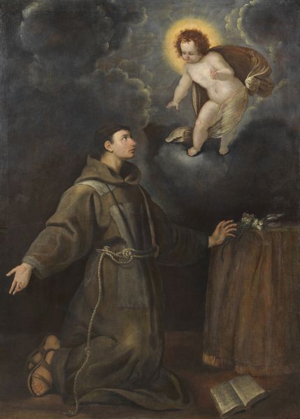 ARTISTA LOMBARDO DEL XVII SECOLO : Ges Bambino appare a Sant'Antonio da Padova  - Asta Asta 492 | ARTE ANTICA E DEL XIX SECOLO - Arte antica e antiquariato Tradizionale - Associazione Nazionale - Case d'Asta italiane