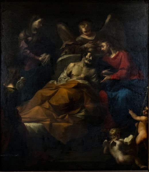 ARTISTA NAPOLETANO DEL XVII SECOLO : Transito di San Giuseppe  - Asta Asta 492 | ARTE ANTICA E DEL XIX SECOLO - Arte antica e antiquariato Tradizionale - Associazione Nazionale - Case d'Asta italiane