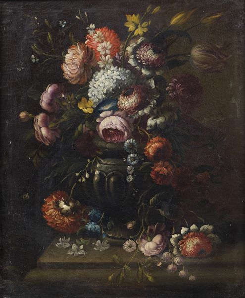 CASISSA NICOLA (1680 - 1730 circa) : Attribuito a. Natura morta di fiori in un vaso 'all'antica'  - Asta Asta 492 | ARTE ANTICA E DEL XIX SECOLO - Arte antica e antiquariato Tradizionale - Associazione Nazionale - Case d'Asta italiane