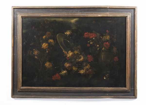 ARTISTA DEL XVIII SECOLO : Natura morta di fiori  - Asta Asta 492 | ARTE ANTICA E DEL XIX SECOLO - Arte antica e antiquariato Tradizionale - Associazione Nazionale - Case d'Asta italiane