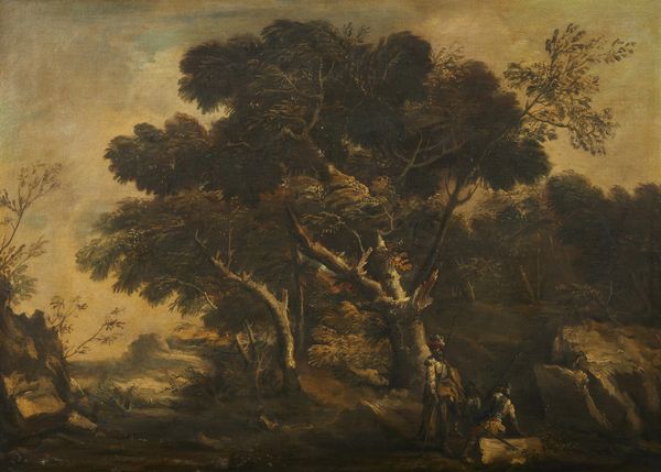 MARINI  ANTONIO MARIA (1668 - 1725) : Paesaggio con soldati a riposo  - Asta Asta 492 | ARTE ANTICA E DEL XIX SECOLO - Arte antica e antiquariato Tradizionale - Associazione Nazionale - Case d'Asta italiane