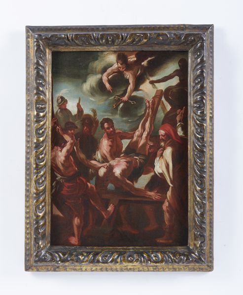 ARTISTA ITALIANO DEL XVII-XVIII SECOLO : Crocifissione di San Pietro  - Asta Asta 492 | ARTE ANTICA E DEL XIX SECOLO - Arte antica e antiquariato Tradizionale - Associazione Nazionale - Case d'Asta italiane