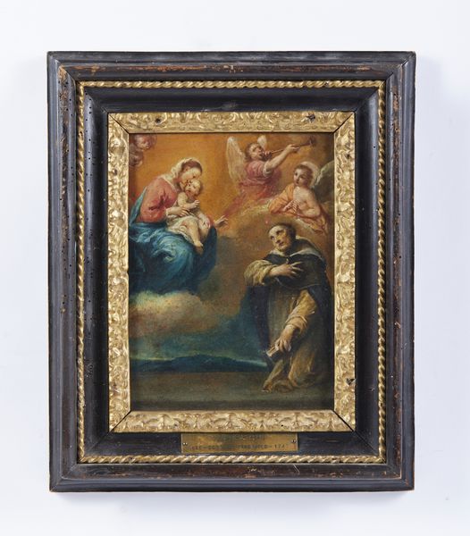 ARTISTA EMILIANO DEL XVII-XVIII SECOLO : Madonna con Bambino, San Francesco e angeli  - Asta Asta 492 | ARTE ANTICA E DEL XIX SECOLO - Arte antica e antiquariato Tradizionale - Associazione Nazionale - Case d'Asta italiane