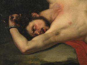 ARTISTA FRANCESE DEL XVIII-XIX SECOLO : Prometeo incatenato  - Asta Asta 492 | ARTE ANTICA E DEL XIX SECOLO - Arte antica e antiquariato Tradizionale - Associazione Nazionale - Case d'Asta italiane