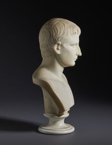 SCULTORE ITALIANO DEL XVIII-XIX SECOLO : Busto del giovane Ottaviano  - Asta Asta 492 | ARTE ANTICA E DEL XIX SECOLO - Arte antica e antiquariato Tradizionale - Associazione Nazionale - Case d'Asta italiane