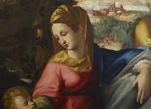 ARTISTA TOSCANO DEL XVI SECOLO : Madonna col Bambino  - Asta Asta 492 | ARTE ANTICA E DEL XIX SECOLO - Arte antica e antiquariato Tradizionale - Associazione Nazionale - Case d'Asta italiane