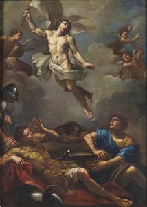 ARTISTA ROMANO DEL XVII SECOLO - Resurrezione di Cristo