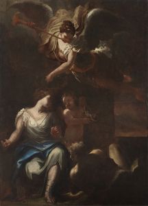 ARTISTA NAPOLETANO DEL XVII SECOLO - Allegoria della scultura