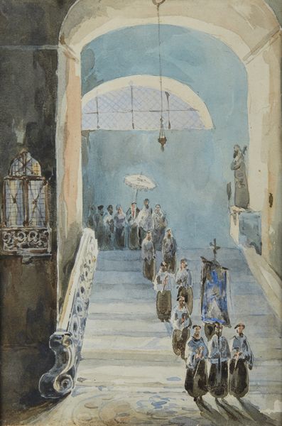 ZANDOMENEGHI FEDERICO (1841 - 1917) : Attribuito a. Processione  - Asta Asta 493 | ARTE ANTICA E DEL XIX SECOLO - Dipinti e sculture del XIX secolo Tradizionale - Associazione Nazionale - Case d'Asta italiane