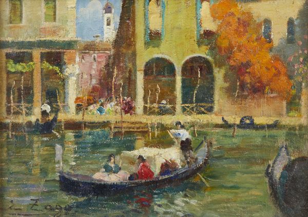 ZAGO ERMA (1880 - 1942) : Canale veneziano  - Asta Asta 493 | ARTE ANTICA E DEL XIX SECOLO - Dipinti e sculture del XIX secolo Tradizionale - Associazione Nazionale - Case d'Asta italiane