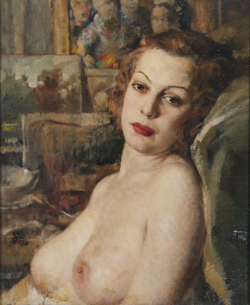 GUSSONI VITTORIO (1893 - 1968) : La modella  - Asta Asta 493 | ARTE ANTICA E DEL XIX SECOLO - Dipinti e sculture del XIX secolo Tradizionale - Associazione Nazionale - Case d'Asta italiane