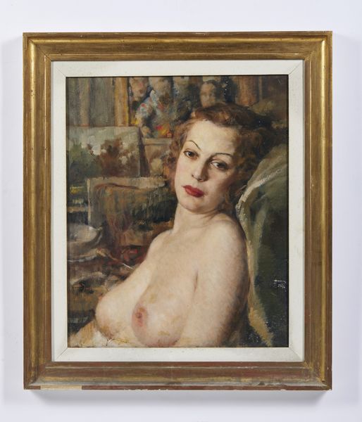 GUSSONI VITTORIO (1893 - 1968) : La modella  - Asta Asta 493 | ARTE ANTICA E DEL XIX SECOLO - Dipinti e sculture del XIX secolo Tradizionale - Associazione Nazionale - Case d'Asta italiane