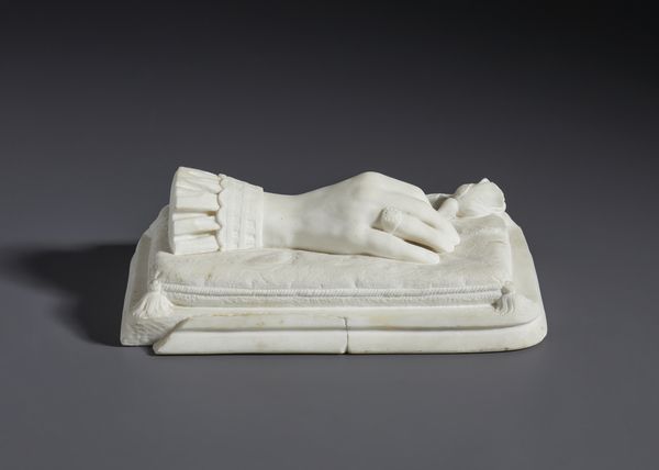 SCULTORE ITALIANO DEL XIX SECOLO : Mano femminile con rosa  - Asta Asta 493 | ARTE ANTICA E DEL XIX SECOLO - Dipinti e sculture del XIX secolo Tradizionale - Associazione Nazionale - Case d'Asta italiane