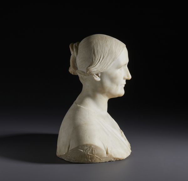 DUPR AMALIA (1842 - 1928) : Busto femminile  - Asta Asta 493 | ARTE ANTICA E DEL XIX SECOLO - Dipinti e sculture del XIX secolo Tradizionale - Associazione Nazionale - Case d'Asta italiane