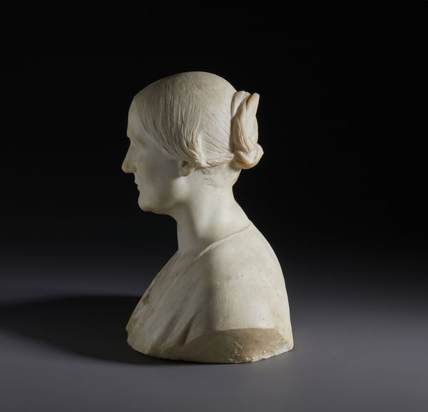 DUPR AMALIA (1842 - 1928) : Busto femminile  - Asta Asta 493 | ARTE ANTICA E DEL XIX SECOLO - Dipinti e sculture del XIX secolo Tradizionale - Associazione Nazionale - Case d'Asta italiane