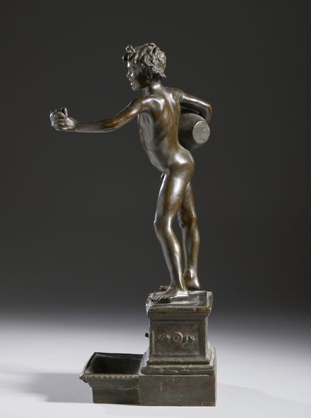 GEMITO VINCENZO (1852 - 1929) : Fonderia. Acquaiolo  - Asta Asta 493 | ARTE ANTICA E DEL XIX SECOLO - Dipinti e sculture del XIX secolo Tradizionale - Associazione Nazionale - Case d'Asta italiane