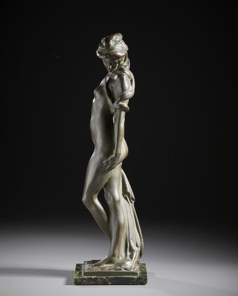 SAROLDI ENRICO (1878 - 1954) : Figura femminile con serpente (Salammb)  - Asta Asta 493 | ARTE ANTICA E DEL XIX SECOLO - Dipinti e sculture del XIX secolo Tradizionale - Associazione Nazionale - Case d'Asta italiane