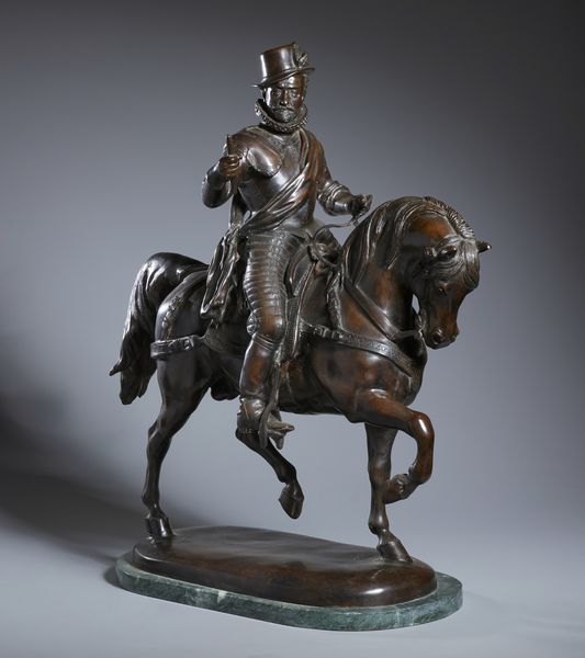 HUNT (XIX-XX SECOLO) JAMES : Enrico IV di Francia a cavallo  - Asta Asta 493 | ARTE ANTICA E DEL XIX SECOLO - Dipinti e sculture del XIX secolo Tradizionale - Associazione Nazionale - Case d'Asta italiane